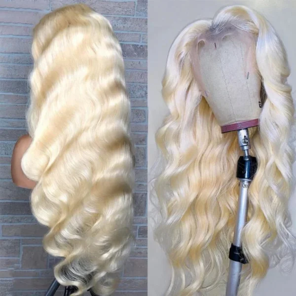 Blonde Body Wave Lace Front Wig HD Transparent Lace 13x4 13x6 Human Hair Wig 613 Pre Plucked Full Frontal Wigs For Black Women - Image 2