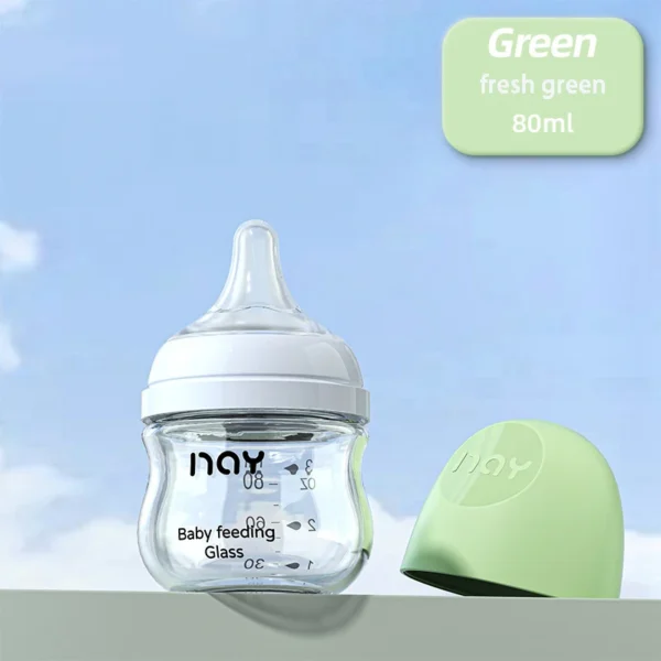 Dr.isla Glass Bottles Newborn Feeding Bottles 80ML/160ML Baby Bottle Anti-flatulence Milk Feeding Bottles Infant BPA free - Image 10
