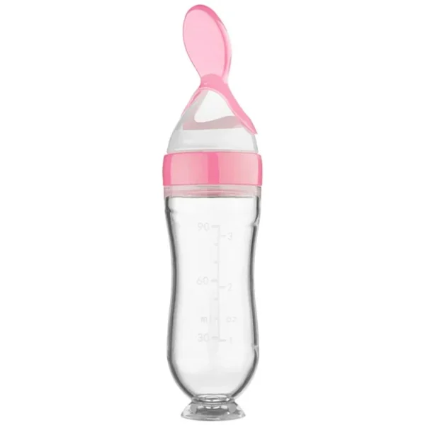 Squeezing Feeding Bottle Silicone Newborn Baby Training Rice Cereal  Food Spoon Supplement Feeder Safe Useful Tableware for Kids - Image 7