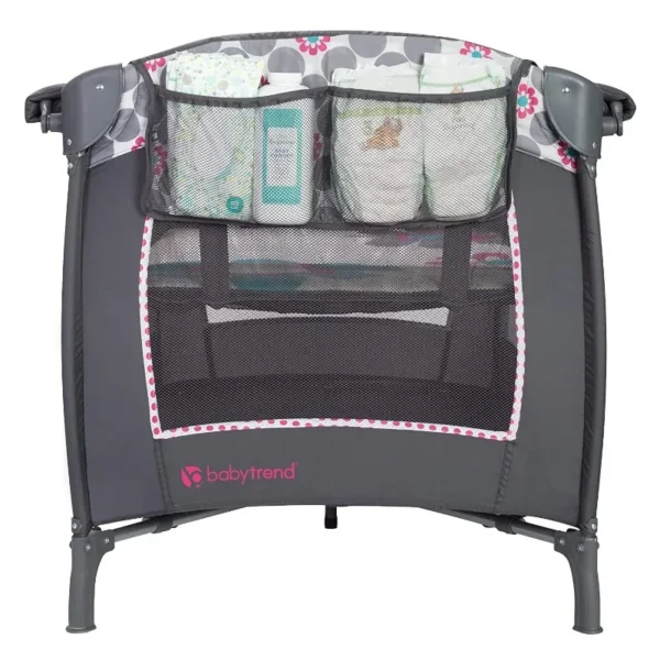 Lil' Snooze Deluxe II Nursery Center, Daisy Dots caseta de jardin exterior - Image 3