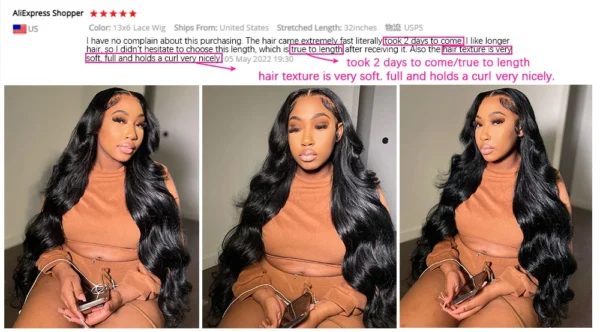 HD Transparent 13x4 13x6 Body Wave Lace Front Wig Pre Plucked 360 Lace Frontal Wig Human Hair Wigs For Women 5x5 Closure Wig - Image 8