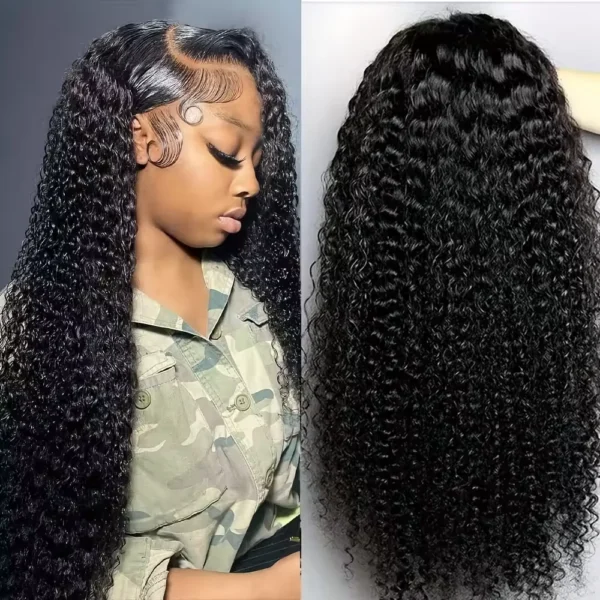 42 40 30Inch 300 Density 13x6 Hd Lace Frontal Wig Water Deep Wave Human Hair Wigs 100% Lace Curly Wigs For Black Women - Image 7