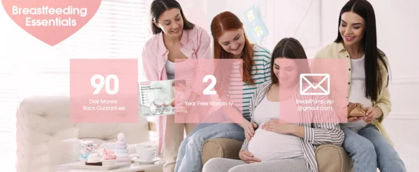 2 Pcs Electric Wearable Breast Pump 1200mAh USB Chargable Silent Milk Extractor Painless Automatic Milker Comfort Breastfeeding - Image 13