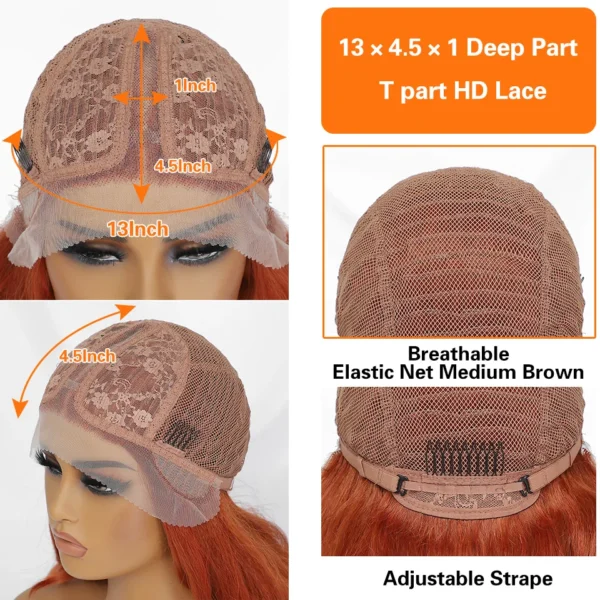 24 Inch Synthetic Lace Front Wigs For Black Women Curly Afro Lace Wigs for Afro Women Chocolate Brown Lace Front Wigs For Woman - Image 23