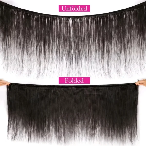 12A Brazilian Remy Human Hair Bundles 3 Packs 22-26 Inch Straight Weave Extensions for Black Women - Image 6