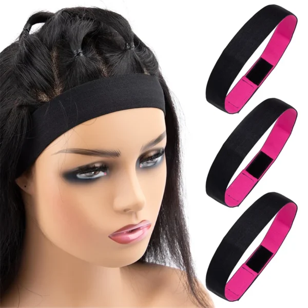 7pcs Wig Installation Kit Set Hd Wig Caps Lace Wig Glue And Remover Melt Band For Lace Frontal Wax Stick With Edge Brush - Image 5