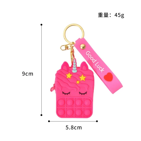 37 styles Fidget Toys Silicone Push Bubble Crossbody Bag Sensory Reliver Autism Adults Kids Handbag Squeeze Toys for Kids gifts - Image 18