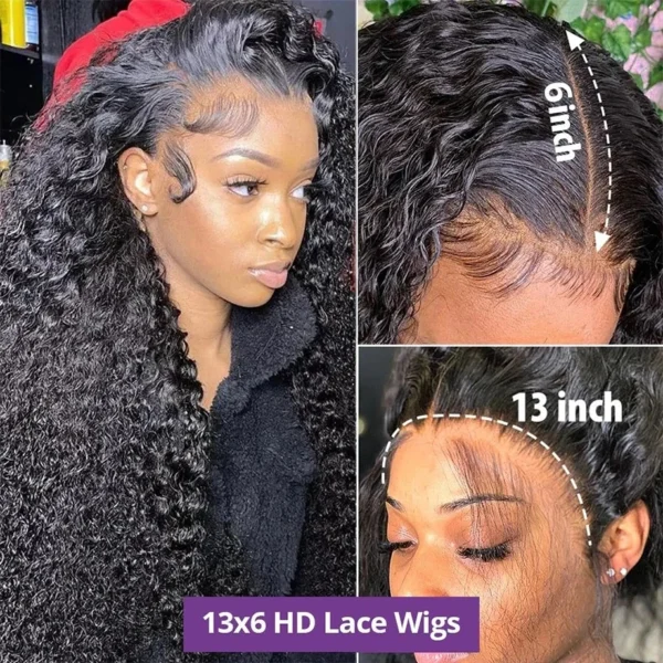 hd lace wig 13x6 human hair Curly Wig For Women choice Pre Plucked 30 40 Inch Loose Deep Wave Water wave Frontal Wigs - Image 5