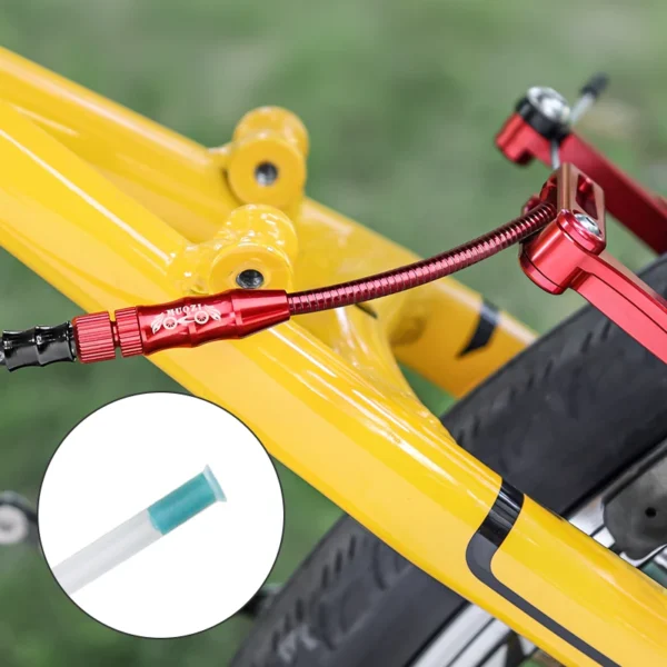 MUQZI Adjustable Spring V Brake Noodle Cable Guide Pipe Bike Extension Cable Guide For MTB BMX Cycling Parts Replacement - Image 3
