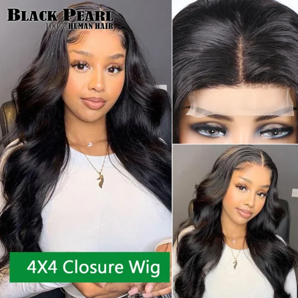 180% Body Wave Glueless Wig Glueless Body Wave Human Hair Wigs For Women 13x4 Lace Frontal Human Hair Wig Glueless Wig Human Hai - Image 3