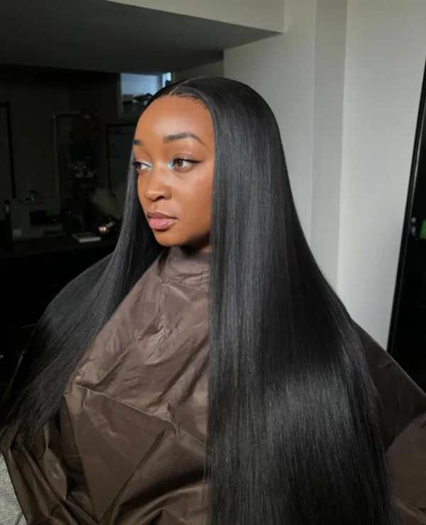 300% High Density 40 46 Inch Bone Straight 13x6 HD Lace Front Wigs Human Hair Brazilian 13x4 360 Full Lace Frontal Wig Pre Pluck - Image 7