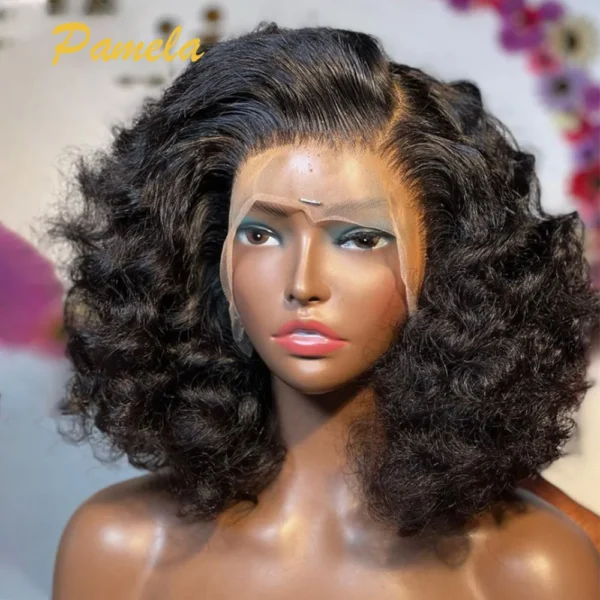 Super Double Drawn Glueless Wig 100% Human Hair Ready To Go 30inch Loose Deep 250% High Density 13x4 Transparent Lace Front Wigs - Image 11