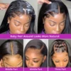 250 Density 13x6 Bone Straight Hd Lace Front Wig 40 46 50 Inch 13x4 Lace Frontal Human Hair Wigs For Women Brazilian Hair Wigs - Image 8