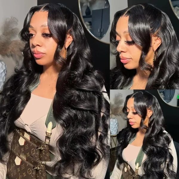 300% 30 40 Inch Body Wave 13x6 Hd Lace Frontal Wig Human Hair Brazilian Pre Plucked Lace Wigs For Women 13x4 Lace Front Wig 13x7 - Image 3