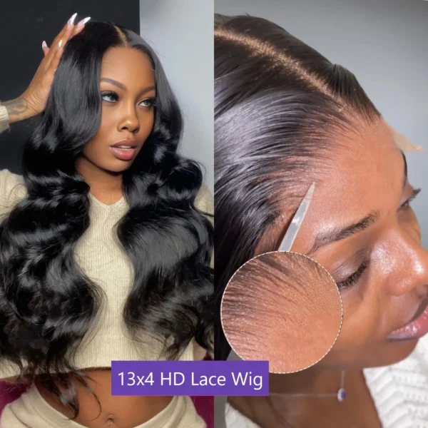 13x6 Hd Lace Frontal Wig Human Hair 13x4 Body Wave Human Hair Wigs For Black Women 30 40 Inch Lace Front Human Hair Wig - Image 7
