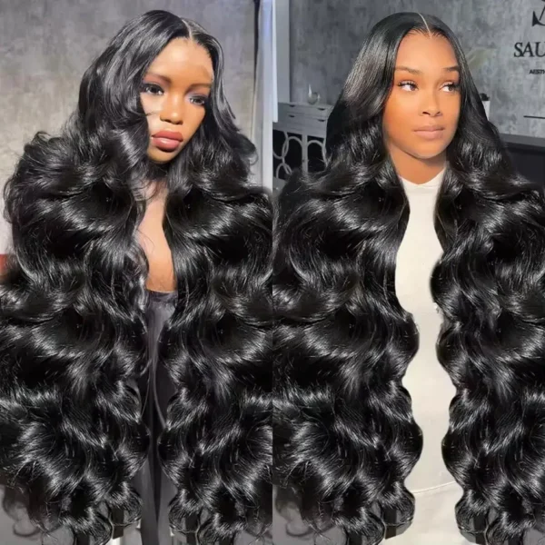 HD Transparent 13x4 13x6 Body Wave Lace Front Wig Pre Plucked 360 Lace Frontal Wig Human Hair Wigs For Women 5x5 Closure Wig
