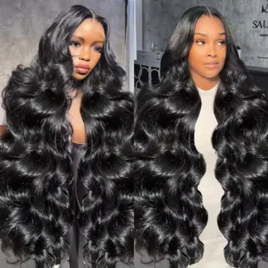 HD Transparent 13x4 13x6 Body Wave Lace Front Wig Pre Plucked 360 Lace Frontal Wig Human Hair Wigs For Women 5x5 Closure Wig