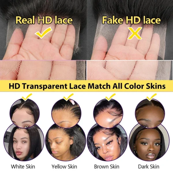 Body Wave 13x4 13x6 360 Hd Transparent Lace Front Wigs Human Hair Wig Brazilian 30 40 Inch Body Wave Lace Frontal Wig For Women - Image 5