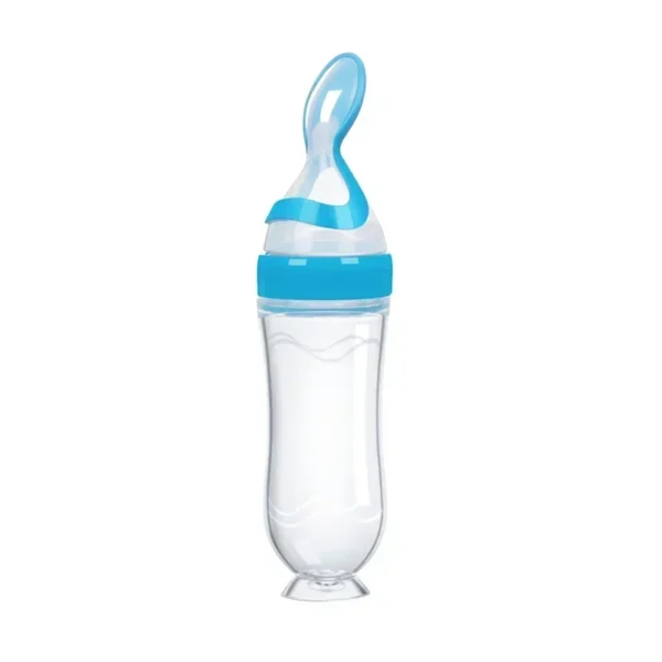 Baby Food Feeder, Silicone Baby Food Dispensing Spoon, 3 Oz Squeeze Feeding Spoons with Suction Cup for Boys Girl Kids Toddlers - Image 12