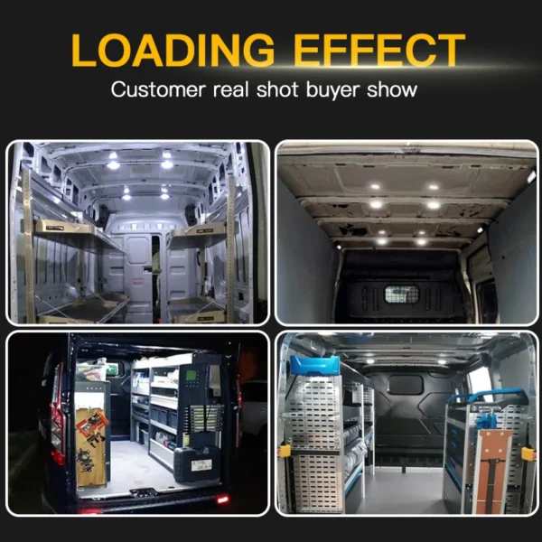 For Ford Transit Connect 2016 Cargo Transit Van 2023 Transit 350 HD LED Interior Cargo Dome Light Transit MK6 MK7 MK8 Courier - Image 6
