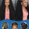 250 300 Density 30 40 Inch 13x6 HD Deep Wave Lace Frontal Wig 13x4 Lace Front Human Hair Glueless 5x5 Lace Closure Curly Wigs - Image 2
