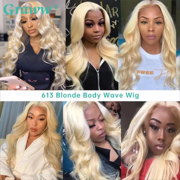 Blonde Body Wave Lace Front Wig HD Transparent Lace 13x4 13x6 Human Hair Wig 613 Pre Plucked Full Frontal Wigs For Black Women - Image 20
