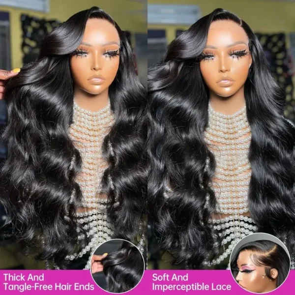 Body Wave Wigs 40 Inch 13x6 Hd Lace Frontal Wig 250 Density Human Hair Wigs Hd Lace Wig 13x4 Preplucked Brazilian Hair Wigs - Image 7