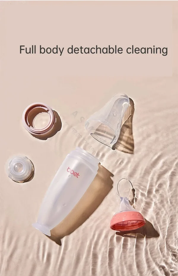 BBET Squeezing Feeding Bottle Silicone Newborn Baby Training Rice Spoon Infant Cerea Food Supplement Feeder Safe Tableware - Image 21