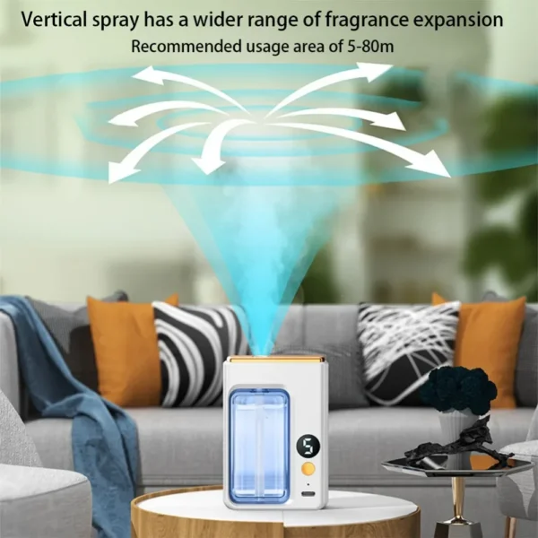 Wall-mounted Air Freshener Spray Rechargeable Aromatherapy Diffuser Hotel Home Fragrance Aromatherapy Essential Oil Diffuse - Image 15