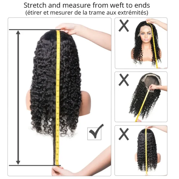 Water Wave Lace Front Wig Full Lace Front Human Hair Wigs For Black Women 30 34 Inch HD Wet And Wavy Loose Deep Wave Frontal Wig - Image 9