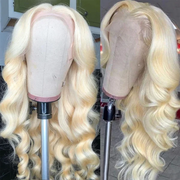 Blonde Body Wave Lace Front Wig HD Transparent Lace 13x4 13x6 Human Hair Wig 613 Pre Plucked Full Frontal Wigs For Black Women - Image 15
