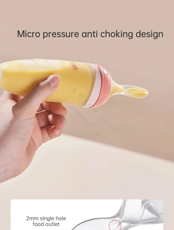 BBET Squeezing Feeding Bottle Silicone Newborn Baby Training Rice Spoon Infant Cerea Food Supplement Feeder Safe Tableware - Image 19