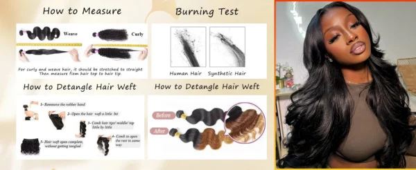 Body Wave Bundles 100% Human Hair Extensions Brazilian Remy 32Inch Water Wavy Raw Hair Bundles Virgin Double Weft Hair Weaving - Image 13