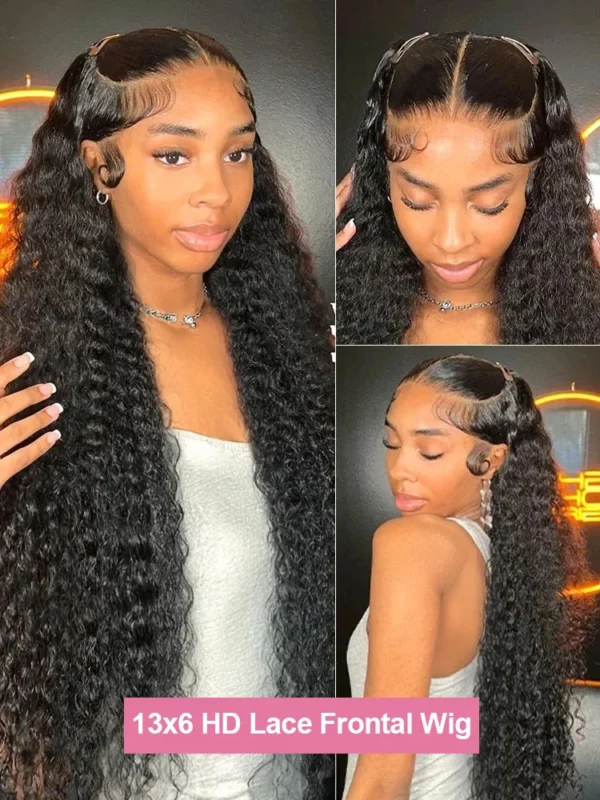 250 300 Density 30 40 Inch 13x6 HD Deep Wave Lace Frontal Wig 13x4 Lace Front Human Hair Glueless 5x5 Lace Closure Curly Wigs - Image 14