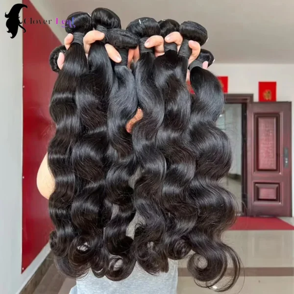 24inch Body Wave Human Hair Bundles 100% Brazilian Raw Human Hair 1/3/4 Bundles for Women 10A Thick Bundles 3 Days Delivery - Image 10