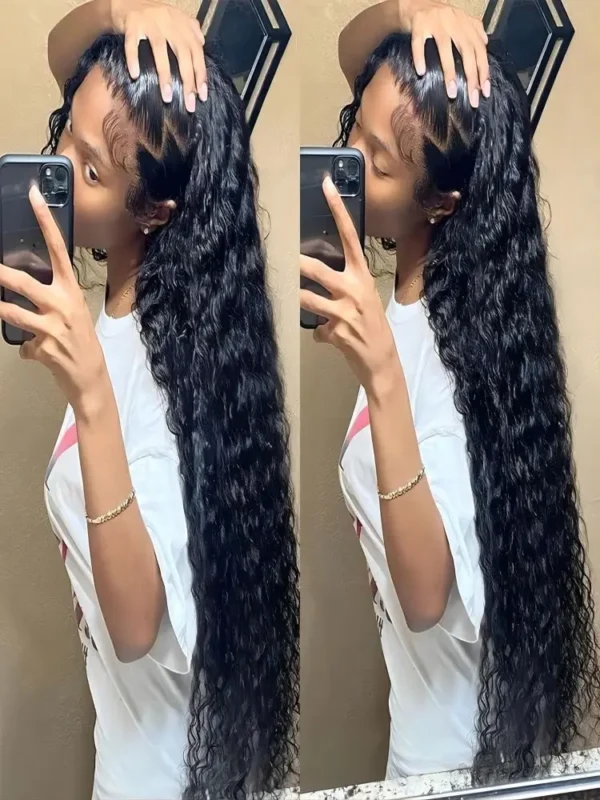 40 50 Inch Deep Wave 13x6 13x4 Lace Front Human Hair Wig 200% Remy Curl 360 Full Lace Frontal Wig Human Hair For Black Women - Image 13