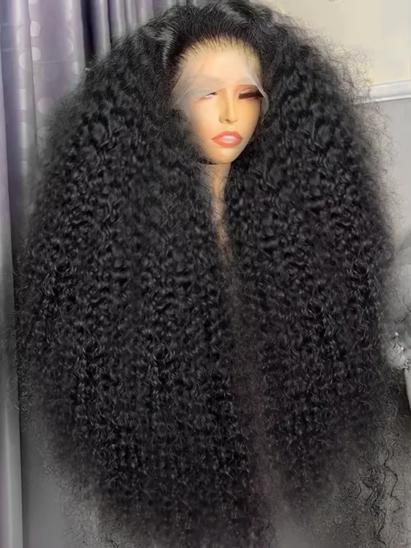 13x6 HD Transparent Loose Deep Wave Frontal Wig 250 Density 13x4 Lace Front Wig Human Hair Brazilian Raw 30 40 Inch Curly Wigs - Image 10