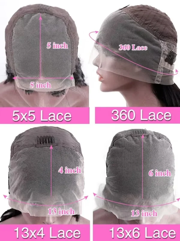 46 50 Inch 13x4 13x6 HD Transparent Bone Straight Lace Front Wigs 200 Density Brazilian Human Hair Wigs For Women - Image 6