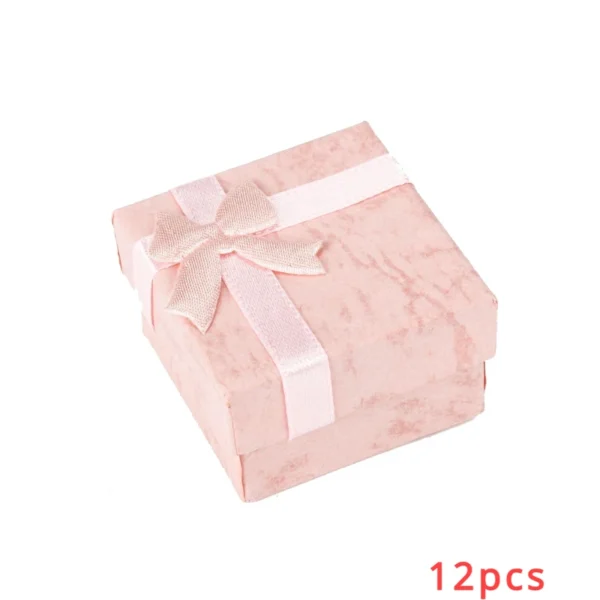 Ring Organizer Box Earrings Storage Gift Box Earrings Ring Box Paper Jewellry Packaging Container Trinket Box 1pc 4x4cm - Image 17