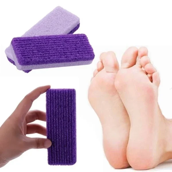 1pc Hard Dead Skin Portable PU Scrub Pumice Grinding Stone Foot Pumice Stones Exfoliating Scrubing Remover Foot Care Tool Purple - Image 9
