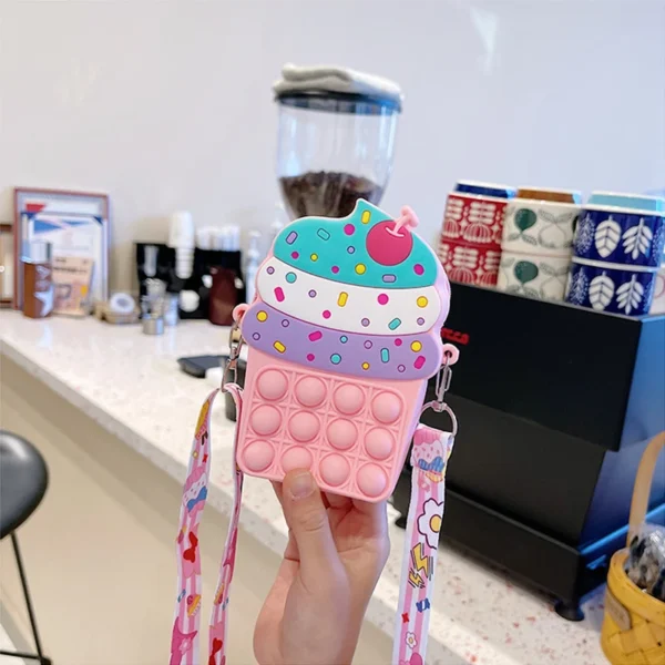 37 styles Fidget Toys Silicone Push Bubble Crossbody Bag Sensory Reliver Autism Adults Kids Handbag Squeeze Toys for Kids gifts - Image 38