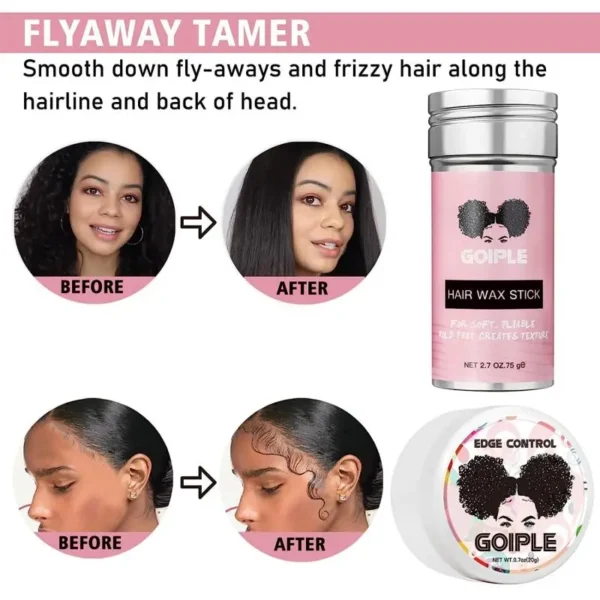GOIPLE Melting Spray Glue for Lace Front Wig Tint Mousse Foam Waterproof Hair Extension Bond Adhesive Wax Stick Edge Control Gel - Image 5