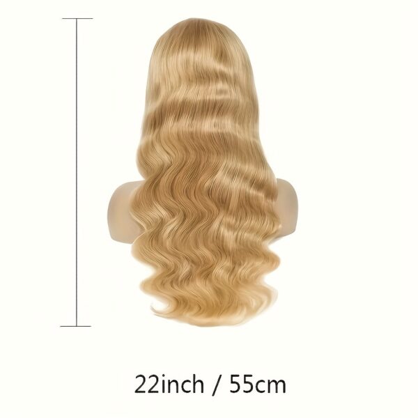 Hot Selling New Styles13x6 Ombre Honey Blonde Lace Front Wigs Human Hair, 27# Frontal Wigs Pre Plucked Bleached Knots Transparent Lace Front Wig Human Hair For Black Women Glueless Human Hair Wig - Image 5