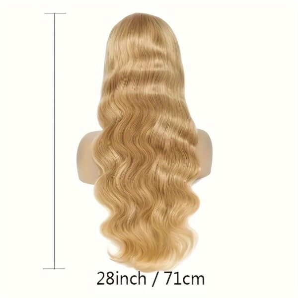 Hot Selling New Styles13x6 Ombre Honey Blonde Lace Front Wigs Human Hair, 27# Frontal Wigs Pre Plucked Bleached Knots Transparent Lace Front Wig Human Hair For Black Women Glueless Human Hair Wig - Image 6