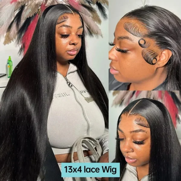 Mossily 300 Density Brazilian 30 40 Inch Bone Straight 13x4 13x6 HD Lace Front Human Hair Wigs Lace Frontal Wig 5x5 Glueless Wig - Image 18