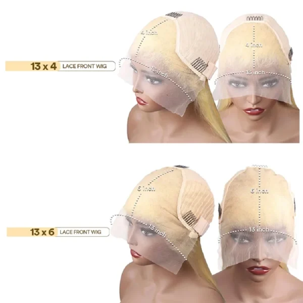 30 Inch 13x6 Transparent HD 613 Honey Blonde Deep Wave Lace Frontal Wigs Brazilian 13x4 Curly Colored Lace Front Human Hair Wigs - Image 6
