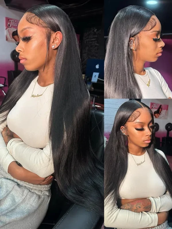 Mossily 300 Density Brazilian 30 40 Inch Bone Straight 13x4 13x6 HD Lace Front Human Hair Wigs Lace Frontal Wig 5x5 Glueless Wig - Image 2