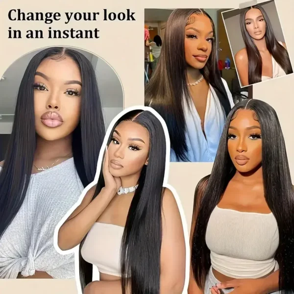 30 40 Inch Bone Straight 13x4 Lace Front Wig High Density 13x6 hd Lace Frontal Wigs Human Hair For Black Women Brazilian Choice - Image 5