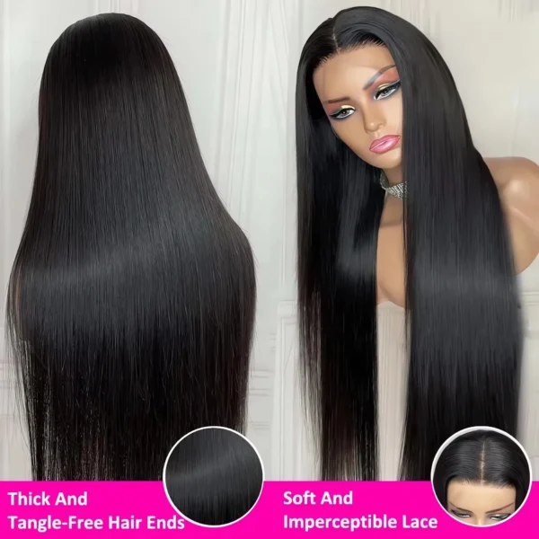 Mossily 300 Density Brazilian 30 40 Inch Bone Straight 13x4 13x6 HD Lace Front Human Hair Wigs Lace Frontal Wig 5x5 Glueless Wig - Image 15