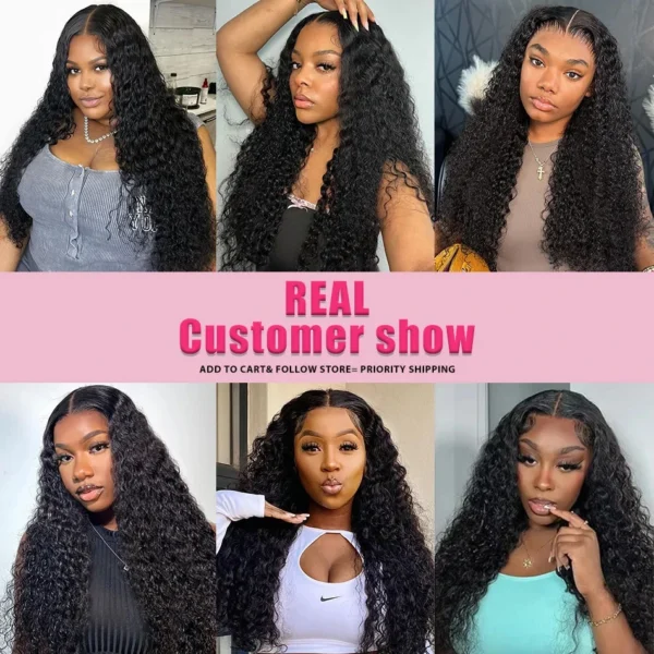 Raw 100% Human Hair Bundles Brazilian Water Wave Bundles Human Hair 1/3/4 Pcs Burmeses Curly Remy Double Weft Virgin Extensions - Image 6